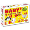 DOHÁNY Baby puzzle Zvieracie hlavičky 6v1 (2-4 dieliky) DOHÁNY Baby puzzle Zvieracie hlavičky 6v1 (2-4 dieliky)