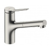Hansgrohe Zesis M33 - Drezová batéria s výsuvnou spŕškou, sBox, vzhľad nerezový 74821800 Hansgrohe Zesis M33 - Drezová batéria s výsuvnou spŕškou, sBox, vzhľad nerezový 74821800