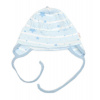 Čiapočka na zaväzovanie, bavlna, Baby Stars, pastel blue, veľ. 74/80 Čiapočka na zaväzovanie, bavlna, Baby Stars, pastel blue, veľ. 74/80