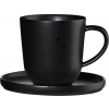 ASA Selection Šálka na espresso s tanierikom Asa COPPA KURO čierny 80 ml ASA Selection Šálka na espresso s tanierikom Asa COPPA KURO čierny 80 ml