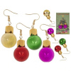 Lampionky.cz Náušnice vianočné ozdoby, mix farieb Lampionky.cz Náušnice vianočné ozdoby, mix farieb