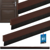 Tesniaca lišta pod dvere hnedá 25 mm 1 m sada 3 ks. Tesniaca lišta pod dvere hnedá 25 mm 1 m sada 3 ks.