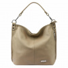 MiaMore 01-053 béžová dámska kožená kabelka 40 x 35 x 16 cm MiaMore 01-053 béžová dámska kožená kabelka 40 x 35 x 16 cm