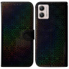 Peňaženkové kožené puzdro Colorful na Motorola Moto G13 / G23 / G53 5G - Čierna Peňaženkové kožené puzdro Colorful na Motorola Moto G13 / G23 / G53 5G - Čierna