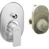 HANSGROHE Rebris E páková vaňová batéria pod omietku (obsahuje teleso), pre 2 výstupy, chróm, 72458000 HANSGROHE Rebris E páková vaňová batéria pod omietku (obsahuje teleso), pre 2 výstupy, chróm, 72458000