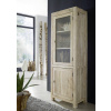 Bighome - WHITE WOOD Vitrína 190x65 cm, akácia Bighome - WHITE WOOD Vitrína 190x65 cm, akácia
