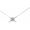 Designové nástěnné hodiny 2269zi Nextime Hands Silver 85cm Designové nástěnné hodiny 2269zi Nextime Hands Silver 85cm