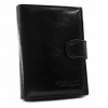Peňaženka - Cavaldi peňaženka Ekologická koža čierny mužský výrobok (Veľká vkusná pánska kožená peňaženka s upevňovačom) Peňaženka - Cavaldi peňaženka Ekologická koža čierny mužský výrobok (Veľká vkusná pánska kožená peňaženka s upevňovačom)