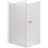 CERANO - Sprchová zástena Walk-in Crystal Ľ/P - 8 mm - bezvzperový systém - chróm, mliečne sklo - 120x200 cm CERANO - Sprchová zástena Walk-in Crystal Ľ/P - 8 mm - bezvzperový systém - chróm, mliečne sklo - 120x200 cm