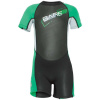 Mokrý oblek Bare 2mm Tadpole Shorty detský, zelený č.6 Mokrý oblek Bare 2mm Tadpole Shorty detský, zelený č.6