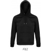 SOL´S STELLAR / Unisex bio raglánová mikina s kapucňou - black S SOL´S STELLAR / Unisex bio raglánová mikina s kapucňou - black S