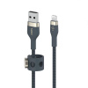Kabel BoostCharge USB-A do Lightning silikonowy 2m, niebieski Kabel BoostCharge USB-A do Lightning silikonowy 2m, niebieski
