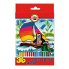 Pastelky KOH-I-NOOR šesťhranné, sada 36 ks Pastelky KOH-I-NOOR šesťhranné, sada 36 ks