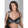 Triola Comfy-Fit nevystužená podprsenka s flexi kosticami čierno-biela 21777 - barva:BLV90/čierno-biela, velikost:100D Triola Comfy-Fit nevystužená podprsenka s flexi kosticami čierno-biela 21777 - barva:BLV90/čierno-biela, velikost:100D
