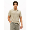 Tommy Hilfiger pánske béžové polo tričko MW0MW38700 L Tommy Hilfiger pánske béžové polo tričko MW0MW38700 L