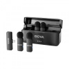 BOYA Microphone Wireless BY-V4 2.4GHz with 4 transmitters and 1 receiver (Lightning) Black EU BY-V4D BOYA Microphone Wireless BY-V4 2.4GHz with 4 transmitters and 1 receiver (Lightning) Black EU BY-V4D