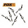 Obratlík s Karabinkou Fox Edges Kwik Change O Ring Swivels Veľkosť 10 Obratlík s Karabinkou Fox Edges Kwik Change O Ring Swivels Veľkosť 10