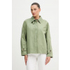 United Colors of Benetton dámsky bavlnený kabát 2QJYDN09K zelená XL United Colors of Benetton dámsky bavlnený kabát 2QJYDN09K zelená XL