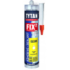 Tytan montážne lepidlo a silikón FIX2 CLEAR 290 ml Tytan montážne lepidlo a silikón FIX2 CLEAR 290 ml