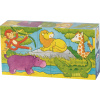 GOKI Drevené kocky Safari a Arktída, 5 kociek GOKI Drevené kocky Safari a Arktída, 5 kociek