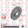 Brzdový kotúč ZIMMERMANN 250.5709.20 Brzdový kotúč ZIMMERMANN 250.5709.20