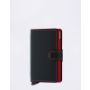 Secrid Miniwallet Matte Black / Red Secrid Miniwallet Matte Black / Red