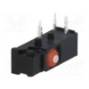 Mikrospínač SNAP ACTION bez páčky SPDT 1A/250VAC ON-(ON) Mikrospínač SNAP ACTION bez páčky SPDT 1A/250VAC ON-(ON)