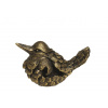 Chic Antique Bronzová antik dekorácia socha vtáčika - 11*7*9 cm - Chic Antique Chic Antique Bronzová antik dekorácia socha vtáčika - 11*7*9 cm - Chic Antique