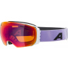 ALPINA Lyžiarske okuliare GRANBY bielo fialové Q-LITE rainbow ALPINA Lyžiarske okuliare GRANBY bielo fialové Q-LITE rainbow
