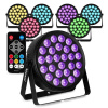 BeamZ sada 8 BCC260 LED PAR - PAR reflektor s 27x 6W LED - Blacklight s diaľkovým ovládaním BeamZ sada 8 BCC260 LED PAR - PAR reflektor s 27x 6W LED - Blacklight s diaľkovým ovládaním