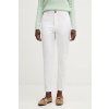 U.S. Polo Assn. nohavice dámske bavlnené s elastanom Chino WUP1018.002 biela M U.S. Polo Assn. nohavice dámske bavlnené s elastanom Chino WUP1018.002 biela M