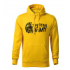 DRAGOWA pánska mikina s kapucňou Aristón, žltá 320g/m2 - S DRAGOWA pánska mikina s kapucňou Aristón, žltá 320g/m2 - S