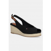 Sandále Tommy Hilfiger FLAG MID WEDGE ESPAD SLINGBACK FW0FW08595 čierna EUR 41 Sandále Tommy Hilfiger FLAG MID WEDGE ESPAD SLINGBACK FW0FW08595 čierna EUR 41