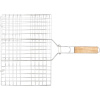 Opekač Strend Pro Grill, na mäso s drevenou rúčkou, 41x60x1,5 cm Opekač Strend Pro Grill, na mäso s drevenou rúčkou, 41x60x1,5 cm