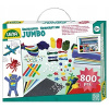 Lena Kreativní kufřík Jumbo modrý 800 ks Lena Kreativní kufřík Jumbo modrý 800 ks