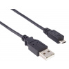 Kabel PremiumCord USB 2.0 - Micro USB 2.0 M/M 1m, černý Kabel PremiumCord USB 2.0 - Micro USB 2.0 M/M 1m, černý