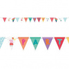 Girlanda happy birthday prasátko Pepa 330cm Girlanda happy birthday prasátko Pepa 330cm