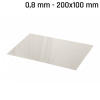 Plech alpaka (nové striebro) 200x100x0,8mm Plech alpaka (nové striebro) 200x100x0,8mm
