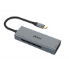 AKASA USB 3.2 Type-C čítačka kariet AK-CR-09BK AKASA USB 3.2 Type-C čítačka kariet AK-CR-09BK
