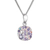 Strieborný náhrdelník so Swarovski kryštálmi 32088.3 violet Strieborný náhrdelník so Swarovski kryštálmi 32088.3 violet