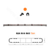 LED svetelná rampa Montana 160cm, Oranžová, EHK R65 Oranžová 20ml/V1 Číry LED svetelná rampa Montana 160cm, Oranžová, EHK R65 Oranžová 20ml/V1 Číry