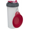 Trixie Zásobník na krmivo a vodu s miskou 2 x 0,35 l 11x23 cm Trixie Zásobník na krmivo a vodu s miskou 2 x 0,35 l 11x23 cm