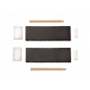 Kesper Súprava na sushi 8 ks 2x bridlica 30x10cm 2x keramické misky 2x paličky 2x držiak Kesper Súprava na sushi 8 ks 2x bridlica 30x10cm 2x keramické misky 2x paličky 2x držiak