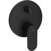 HANSGROHE Rebris S páková vaňová batéria pod omietku so zabudovanou bezpečnostnou kombináciou podľa EN1717, pre 2 výstupy, matná čierna, 72467670 HANSGROHE Rebris S páková vaňová batéria pod omietku so zabudovanou bezpečnostnou kombináciou podľa EN1717, pre 2 výstupy, matná čierna, 72467670