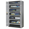 Skriňa na chemikálie typ Systema CS-106F, skladacie dvere strieborné, 6 výsuvných vaní Skriňa na chemikálie typ Systema CS-106F, skladacie dvere strieborné, 6 výsuvných vaní