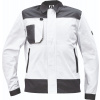 CREMORNE bunda pracovná pánska-biela / sivá-64 CREMORNE bunda pracovná pánska-biela / sivá-64