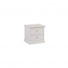Gala nábytok Nočný stolík biely LUCCA SN, biely opal/dub craft Gala nábytok Nočný stolík biely LUCCA SN, biely opal/dub craft