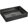 Sapho AURUM nerezové umývadlo 50x35 cm, vrátane výpuste, antracit AU103 Sapho AURUM nerezové umývadlo 50x35 cm, vrátane výpuste, antracit AU103