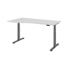Výškovo nastaviteľný písací stôl, elek., pamäť. spínač, T-noha, 1800x1000/800 mm, sivá/grafitová Výškovo nastaviteľný písací stôl, elek., pamäť. spínač, T-noha, 1800x1000/800 mm, sivá/grafitová