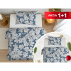 Áčko a.s. Ružomberok Bavlnené obliečky 1+1 GAŠTANY Blue Áčko a.s. Ružomberok Bavlnené obliečky 1+1 GAŠTANY Blue